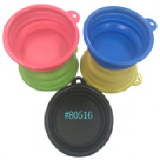 Silicone Collapsible pet Portable and Foldable Travel Bowls